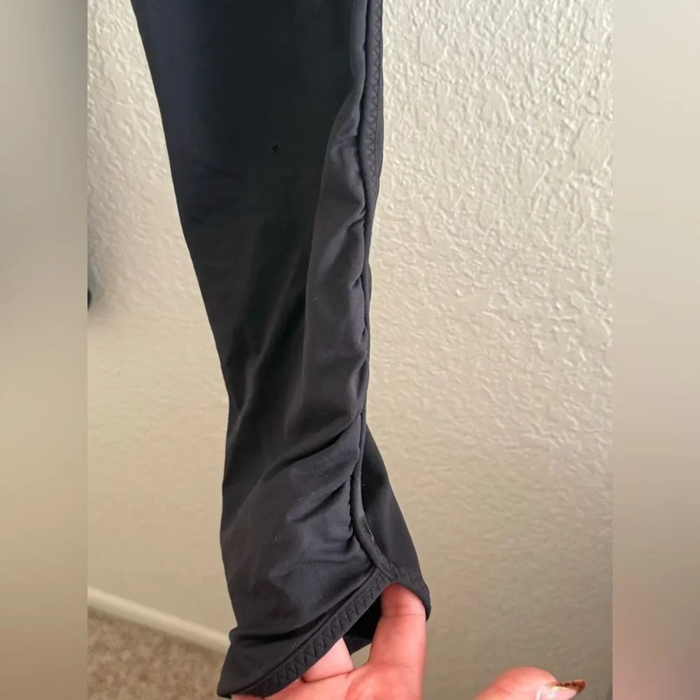 Lululemon Athletica Black Zip-Pocket Leggings